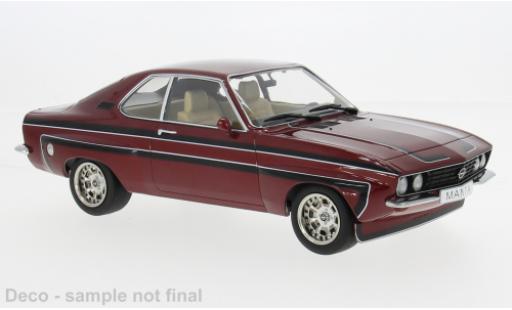 Modelauto Opel Manta A Irmscher rood 1974 1/18 MCG