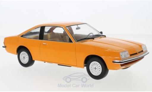 Modelauto Opel Manta B Base B oranje 1975 1/18 MCG