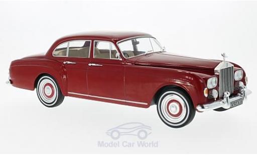 Modelauto Rolls Royce Silver Cloud Flying Spur III H.J.Mulliner rood RHD 1965 1/18 MCG