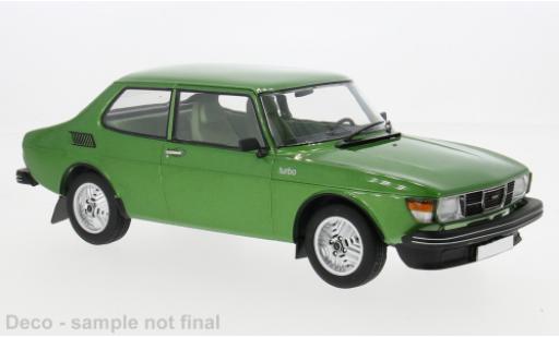 Modelauto Saab 99 Turbo groen 1977 1/18 MCG