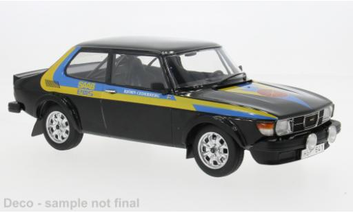 Modelauto Saab 99 Turbo zwart/Dekor 1977 1/18 MCG