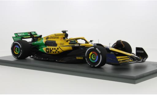 Modelauto McLaren F1 Base MCL38 GP Monaco 2024 Team #81 O.Piastri 1/18 Spark