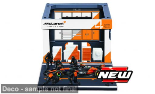 Modelauto McLaren F1 Base MCL39 formule 1 2025 Team #4 L.Norris Bburago 1/43 Burago
