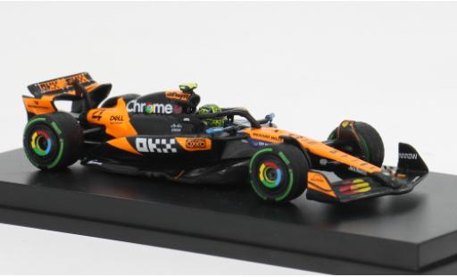 Modelauto McLaren F1 Base MCL39 formule 1 GP Australien 2025 Team #4 L.Norris 1/64 Minichamps
