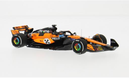 Modelauto McLaren F1 Base MCL39 formule 1 GP Monaco 2025 Team #81 O.Piastri 1/43 Minichamps