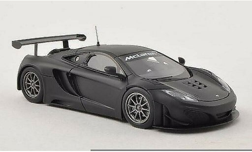 McLaren MP4-12C GT3 1/43 Minichamps mat-zwart Plain Body Version 2012 modelauto