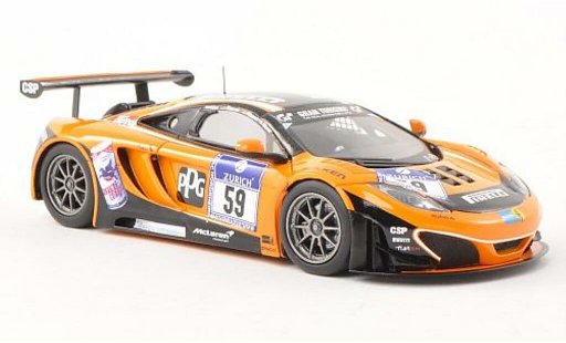 McLaren MP4-12C GT3 1/43 Minichamps No.59 Dorr Motorsport 24h Nurburgring 2012 /Moser modelauto