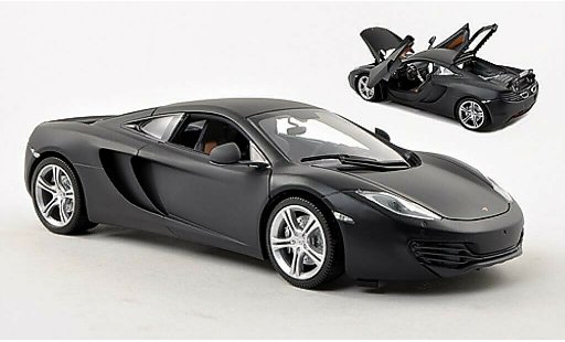 McLaren MP4-12C Base 1/18 Minichamps mat-zwart 2011 modelauto