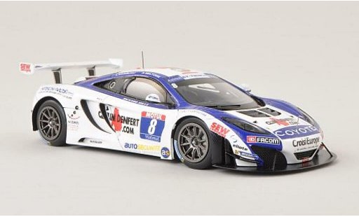 McLaren MP4-12C Base 1/43 Spark No.8 FFSA GT Tour 2013 /L.Pasquali modelauto