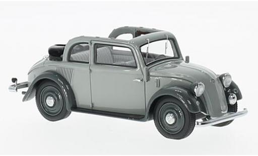 Modelauto Mercedes 130 Base Cabrio-Lim grijs 1/43 AutoCult