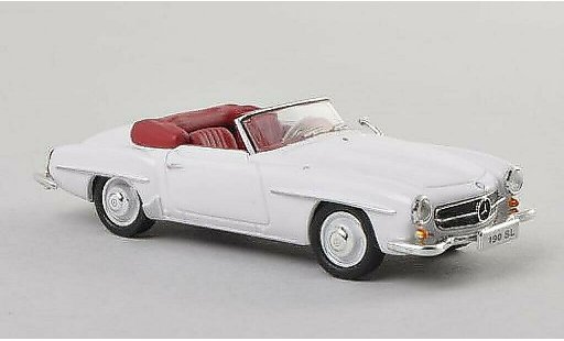 Mercedes 190 Base 1/87 Ricko wit modelauto