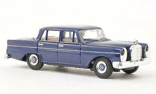 Mercedes 220 Base 1/87 Busch blauw 1959 modelauto