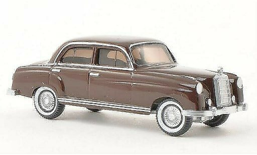 Mercedes 220 Base 1/87 Wiking bruin modelauto