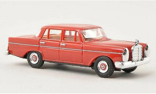 Mercedes 220 Base 1/87 Busch rood 1959 modelauto