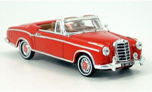 Modelauto Mercedes 220 Base SE Cabriol rood 1/43 Vitesse