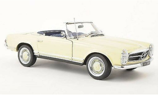 Mercedes 230 SL 1/18 Norev (W113) beige Prasentation IAA 1963 modelauto