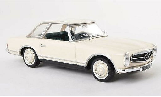 Mercedes 230 SL 1/43 Minichamps (W113) Hardtop wit IAA 1963 modelauto