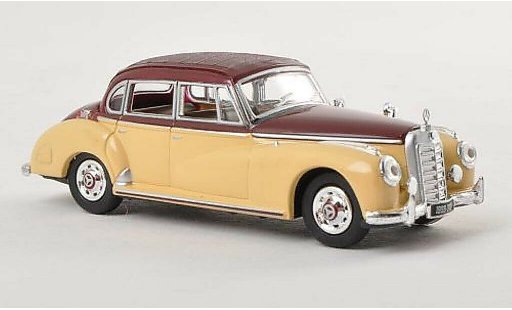 Mercedes 300 Base 1/87 Ricko Sedan bruin/beige 1955 modelauto