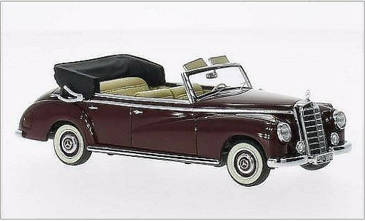 Mercedes 300 Cabriolet 1/43 Minichamps (W186) rood 1952 modelauto