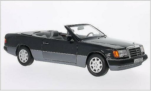 Mercedes 300 Coupe 1/18 Norev CE-24 (A124) Cabriole metallic zwart modelauto