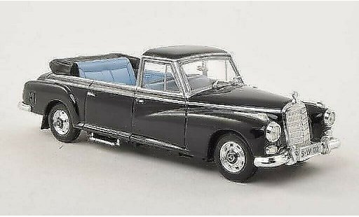 Mercedes 300 Landaulet 1/43 Norev d (W189) zwart Konrad Adenauer 1963 modelauto
