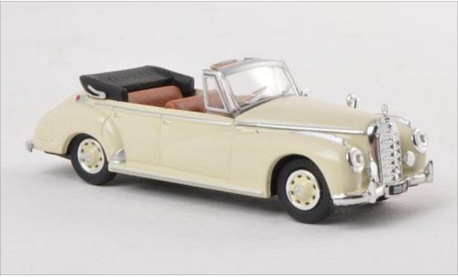 Mercedes 300 Cabriolet 1/87 Ricko (W186) beige 1955 modelauto