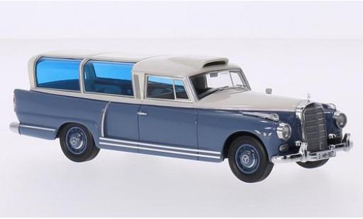 Modelauto Mercedes 300 Base d Versuchsb blauw 1/43 AutoCult
