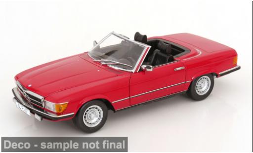 Modelauto Mercedes 450 Base SL (R 107) EU-Version rood 1979 1/12 KK Scale