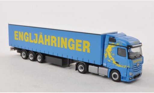 Mercedes Actros Streamspace 1/87 Herpa 11 2.5 Engljahringer (A) Gardinenplanen-SZ modelauto