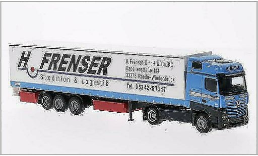 Mercedes Actros Bigspace 1/87 AWM 2 Big./Aerop. G-KSZ Frenser modelauto