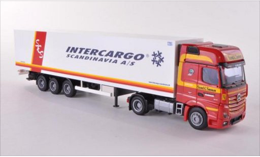 Mercedes Actros Gigaspace 1/87 AWM 2 Giga./Aerop. Kuhl-KSZ Sorensen/Intercargo modelauto