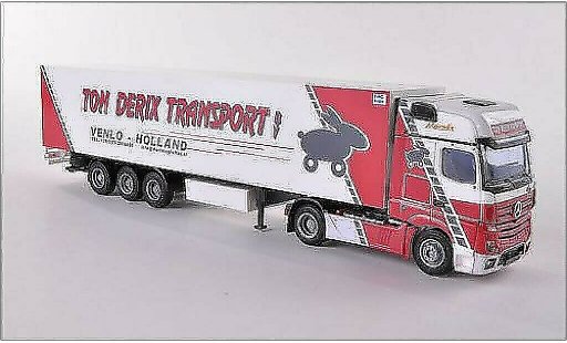 Mercedes Actros Gigaspace 1/87 AWM 2 Giga./Aerop. Kuhl-KSZ Ton Derix modelauto