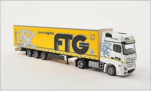 Mercedes Actros Gigaspace 1/87 AWM 2 Gigaliner FTG Gardinenplanen-SZ modelauto