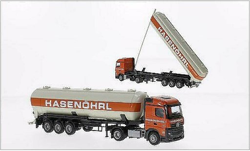 Mercedes Actros Streamspace 1/87 AWM 2 Hasenohrl modelauto