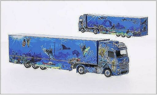 Mercedes Actros Bigspace 1/87 Herpa Fischer-Trans modelauto