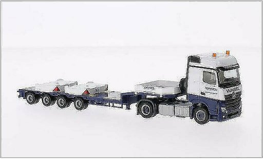 Mercedes Actros Bigspace 1/87 Herpa Wasel Krane modelauto