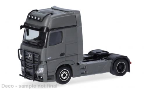 Modelauto Mercedes Actros Base grijs 1/87 Herpa