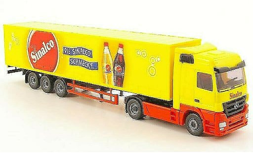 Mercedes Actros Base 1/87 Wiking Gardinenplanensattelzug Sinalco modelauto
