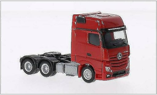 Mercedes Actros Gigaspace 1/87 Herpa 6x4 rood modelauto