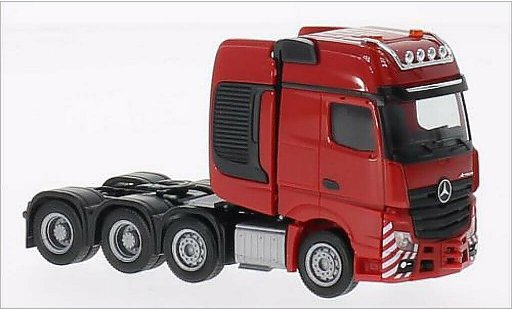 Mercedes Actros Gigaspace 1/87 Herpa SLT Schwerlastzugmaschine rood modelauto