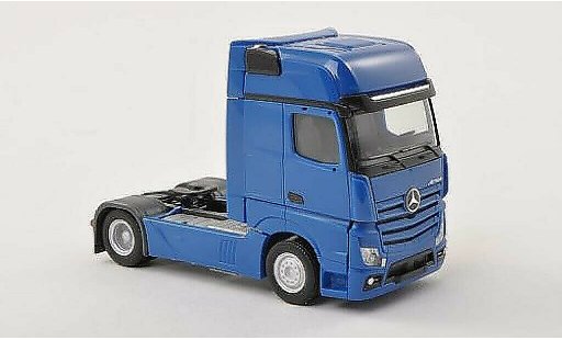 Mercedes Actros Gigaspace 1/87 Herpa Zugmaschine blauw modelauto