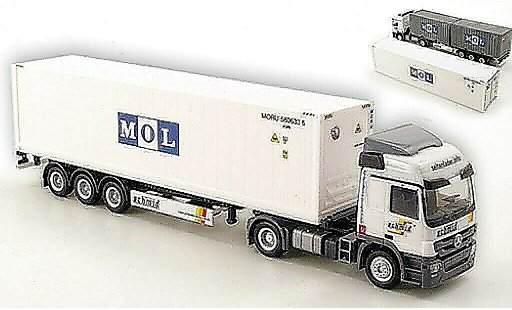 Mercedes Actros Base 1/87 Herpa L 08 Schmid Regensburg / MOL Container-SZ modelauto