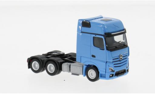 Modelauto Mercedes Actros Gigaspace L blauw 1/87 Herpa