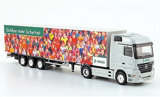 Mercedes Actros Base 1/87 Herpa LH 02 Koffer-Sattelzug DEKRA modelauto