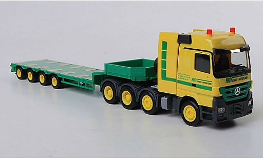 Mercedes Actros Base 1/87 Herpa LH 08 HKV Krane Semitieflader-SZ modelauto