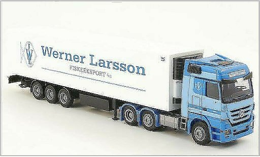 Mercedes Actros Base 1/87 AWM MP 3 LH Aerop. Kuhl-KSZ Werner Larsson modelauto