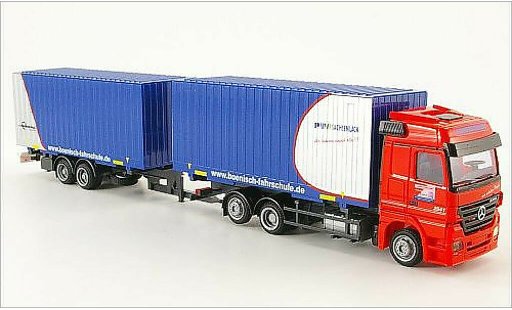 Mercedes Actros Base 1/87 AWM MP2 Fahrschule Bohnisch Koffer-HZ modelauto