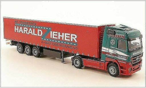 Mercedes Actros Base 1/87 AWM MP3 LH/Aerop. Harald Zieher G-KSZ modelauto