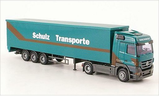 Mercedes Actros Base 1/87 AWM MP3 Schulz Transporte Schubboden-SZ modelauto