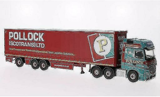 Mercedes Actros Base 1/50 Corgi (MP4) Pollock (Scotrans) Ltd Mega-Gardinenplanen-SZ modelauto